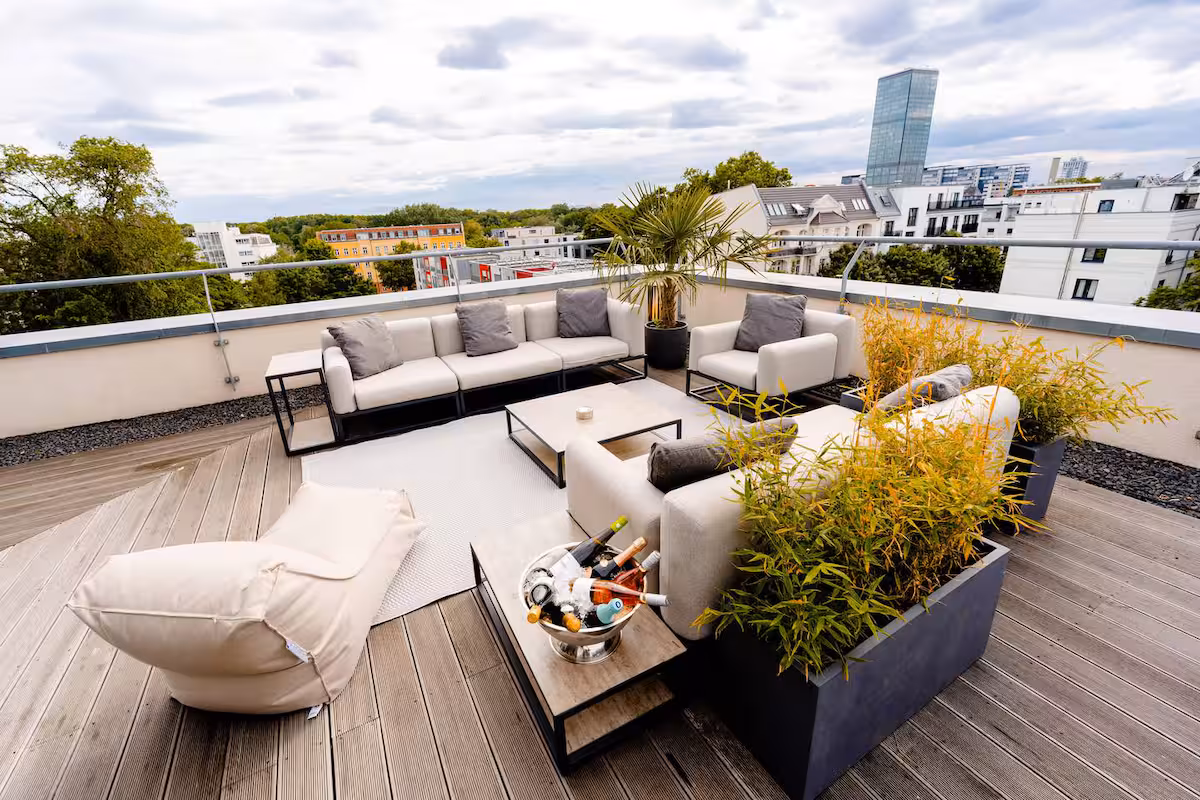Luxus-Penthouse mit Dachterrasse & Sauna